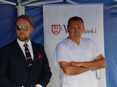 Dr Kamil Kałowski i ordynator Maciej Krajewski