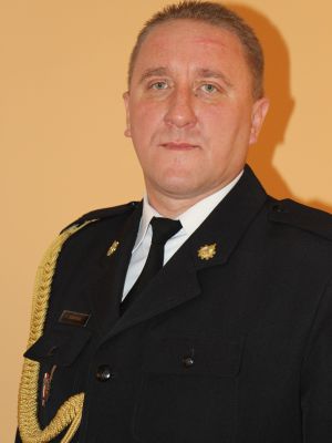 Komendant Powiatowy Państwowej Straży Pożarnej Piotr Trawiński