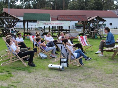 Podczas spotkania Między nami kobietami – warsztaty w grupie