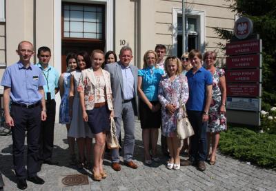 Delegacja pracowników samorządowych odbyła staż w urzędach