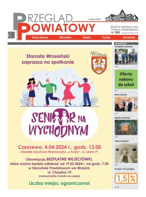 Przegląd Powiatowy nr 388 - marzec 2024 - 01