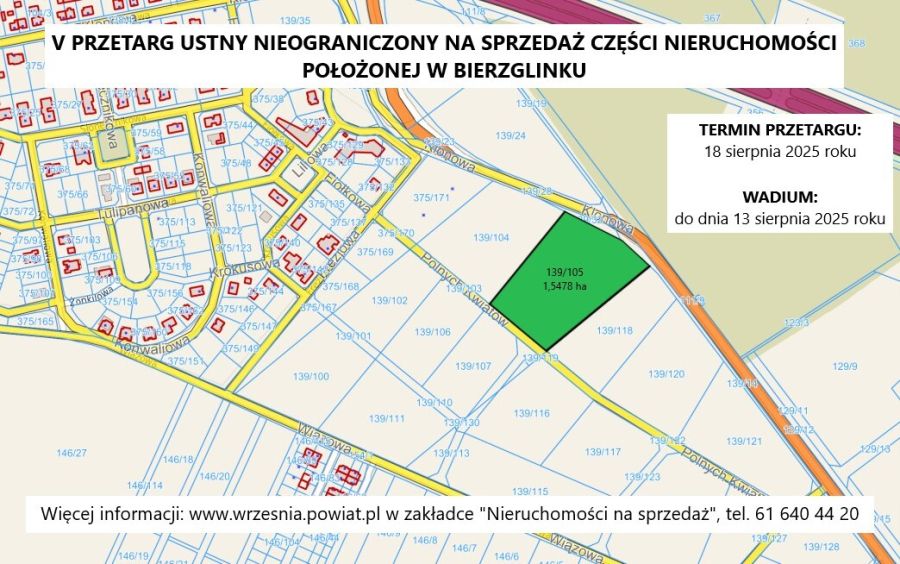 V przetarg - Bierzglinek
