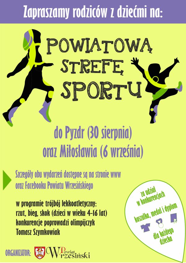 Powiatowa Strefa Sportu w Pyzdrach i Miłosławiu