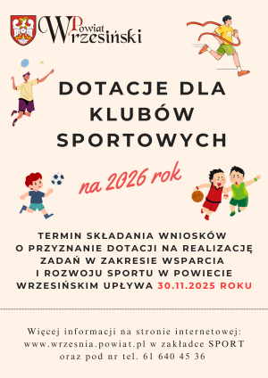 Dotacje dla klubów sportowych