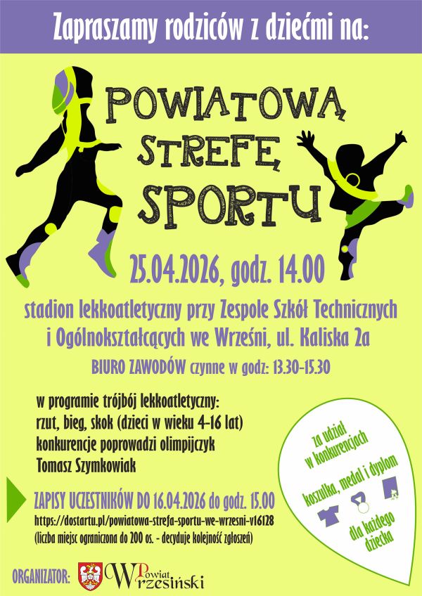 Powiatowa Strefa Sportu - Września 2026