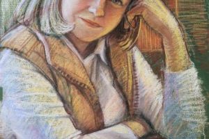 Maria Buta, pastel, 70x50 cm