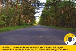 Przebudowa i rozbudowa drogi powiatowej Tarnowa-Spławie-Nowa Wieś Podgórna