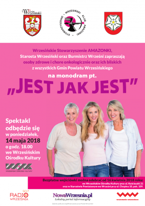 Plakat monodram "Jest jak jest"