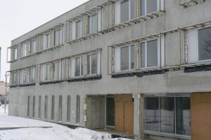 Zakończony montaż konstrukcji wykusza