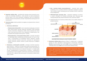 Broszura informacyjna o nowotworach złośliwych skóry