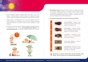 Broszura informacyjna o nowotworach złośliwych skóry