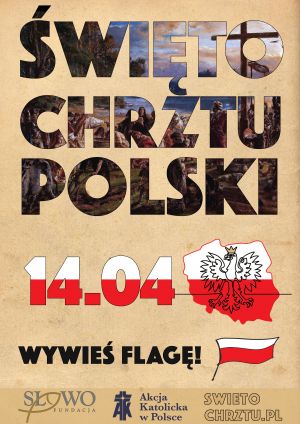 Święto Chrztu Plakat Wywieś Flagę