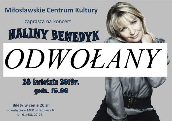Koncert Haliny Benedyk