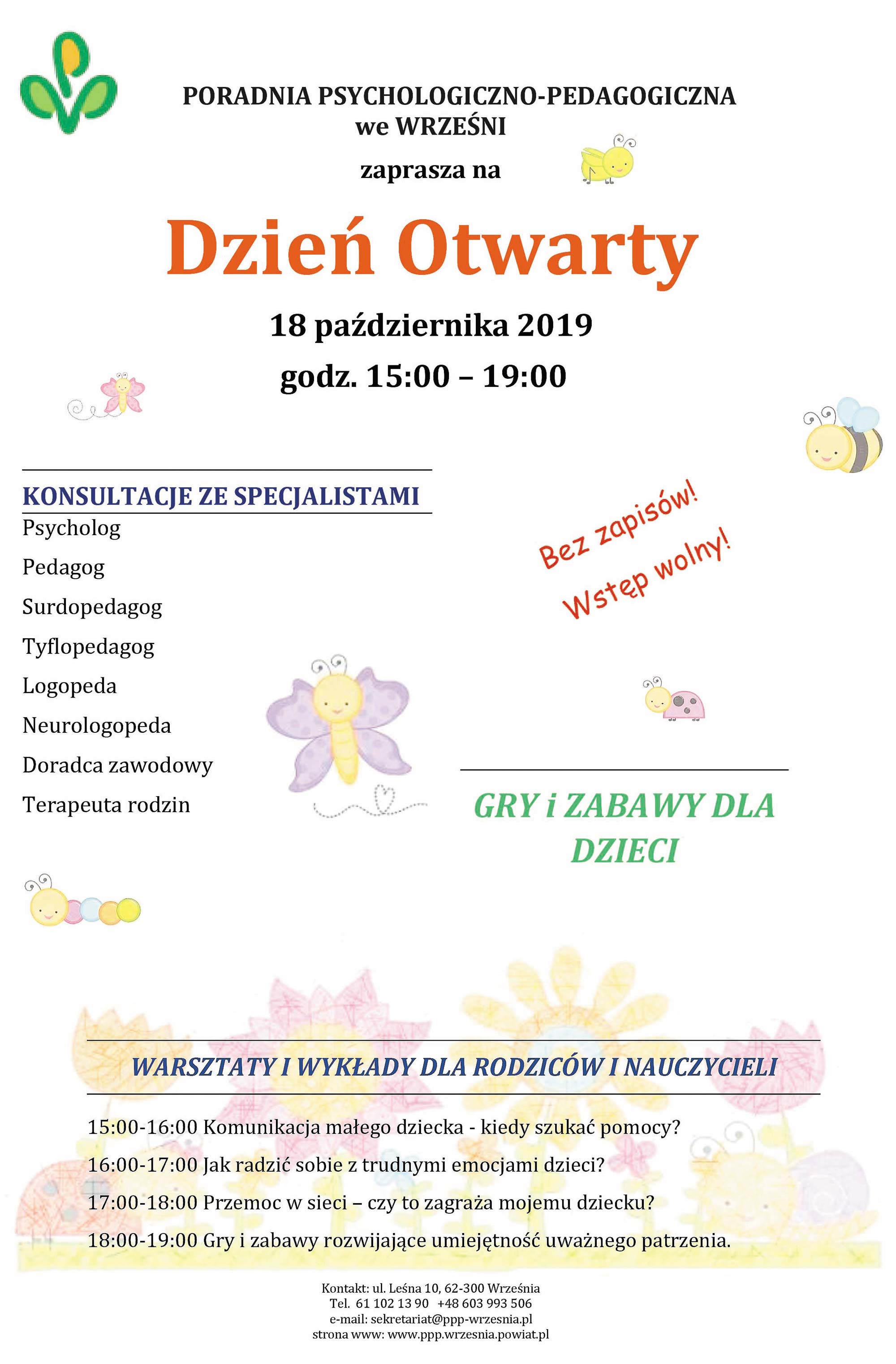 Dzień Otwarty w Poradni Psychologiczno-Pedagogicznej