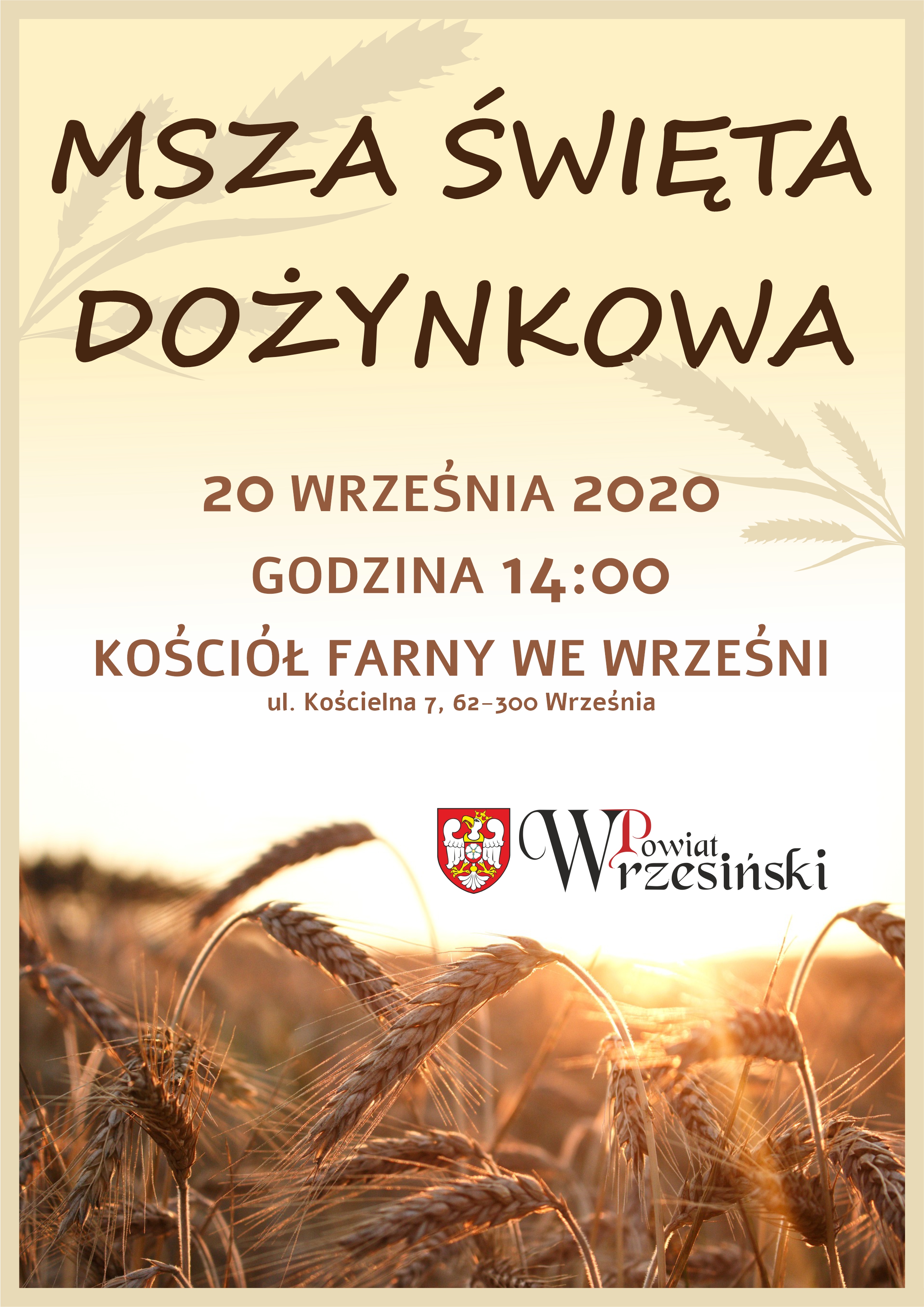 Msza święta dożynkowa