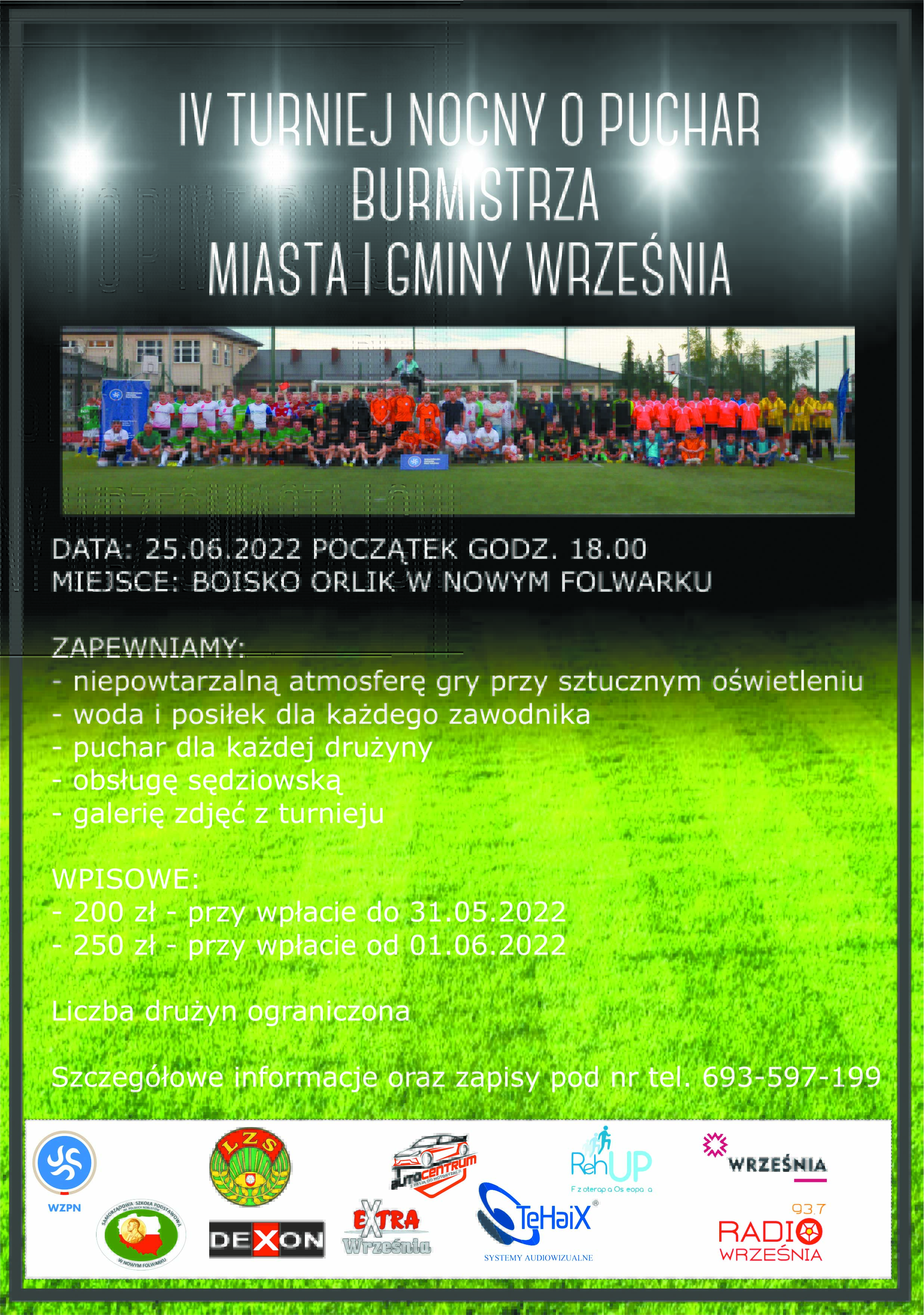 Turniej nocny - plakat