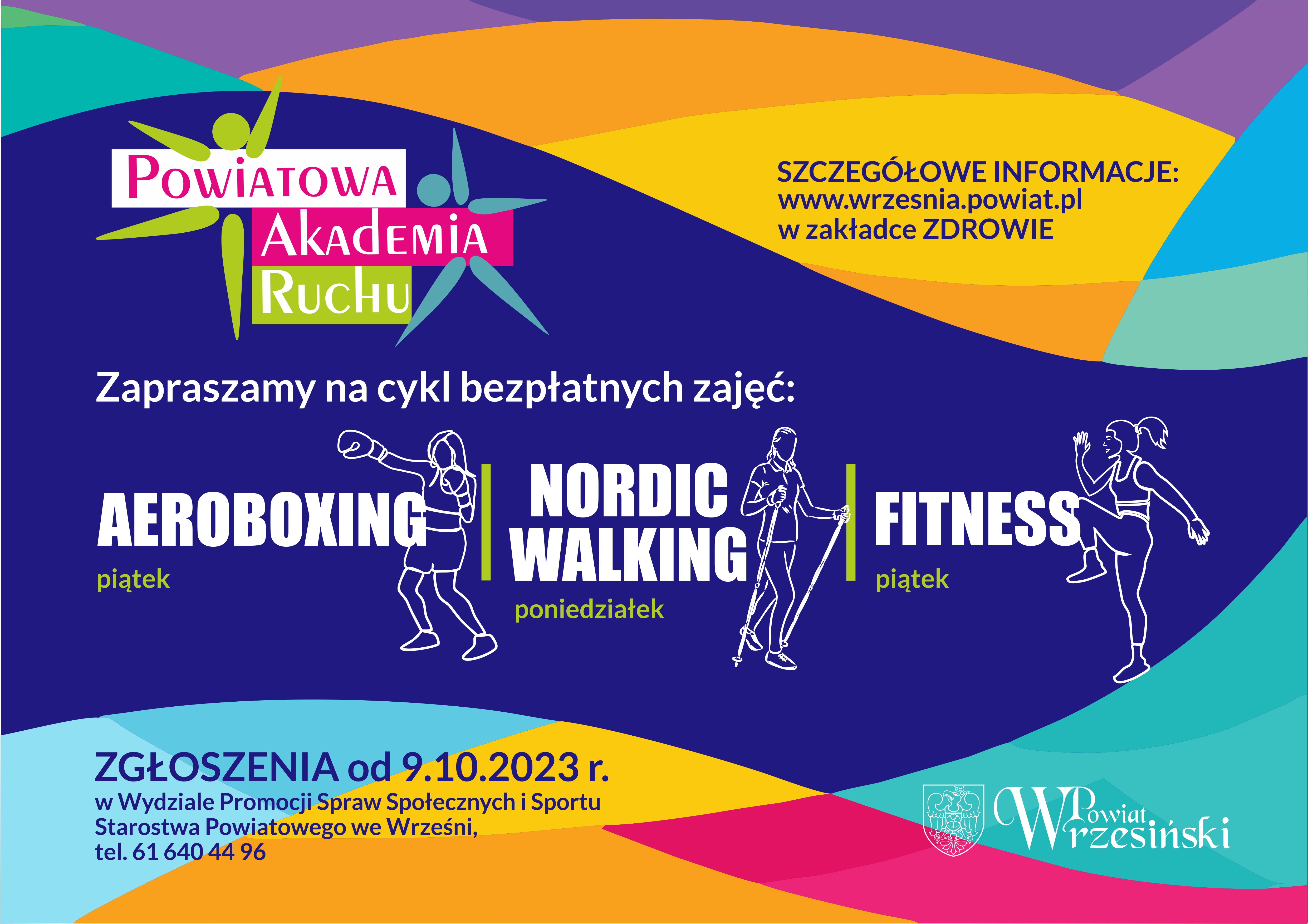 Powiatowa Akademia Ruchu – jesień 2023 plakat