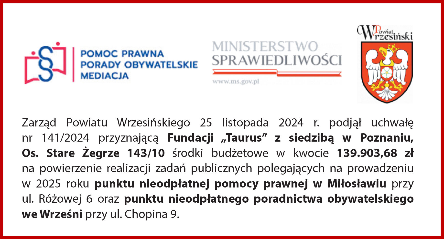 Punkty nieodpłatnej pomocy prawnej i poradnictwa obywatelskiego