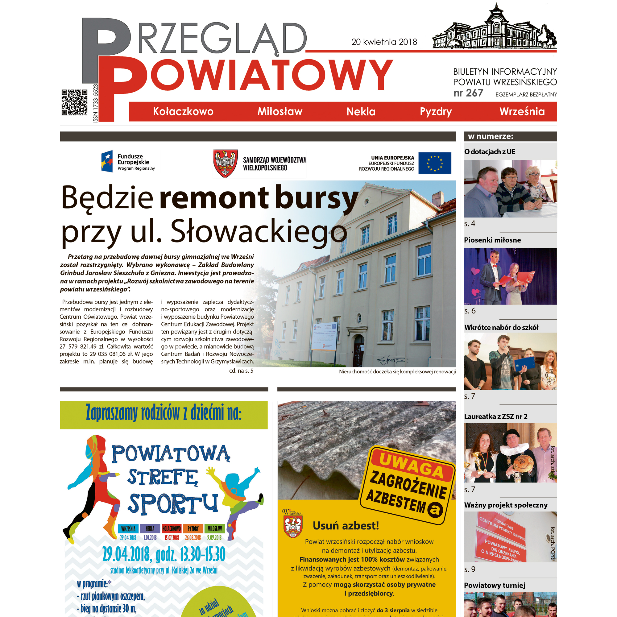 Nowy numer Przeglądu Powiatowego, zapraszamy do lektury!