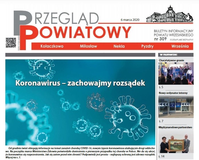 Pierwsza strona Przeglądu Powiatowego