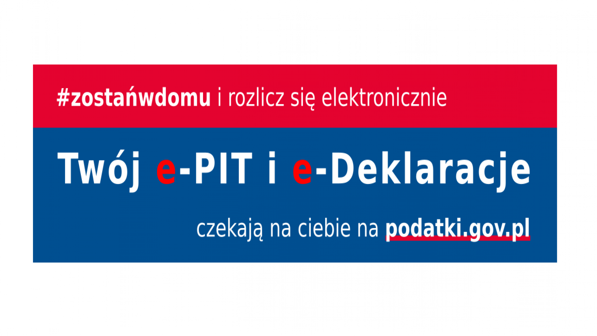 Baner promujący elektroniczne usługi Urzędu Skarbowego