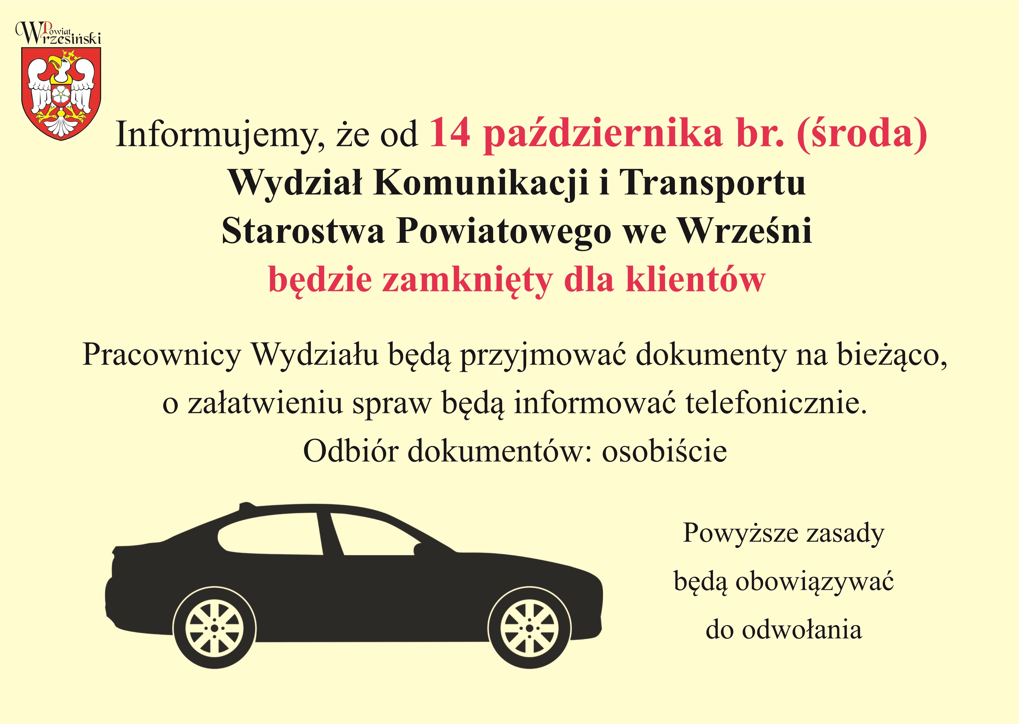 Zmiany w Wydziale Komunikacji i Transportu